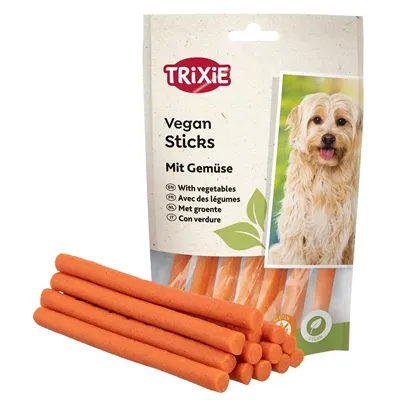 TRIXIE VEGAN STICKS MET GROENTE 120 GR TRIXIE VEGAN STICKS MET GROENTE 120 GR