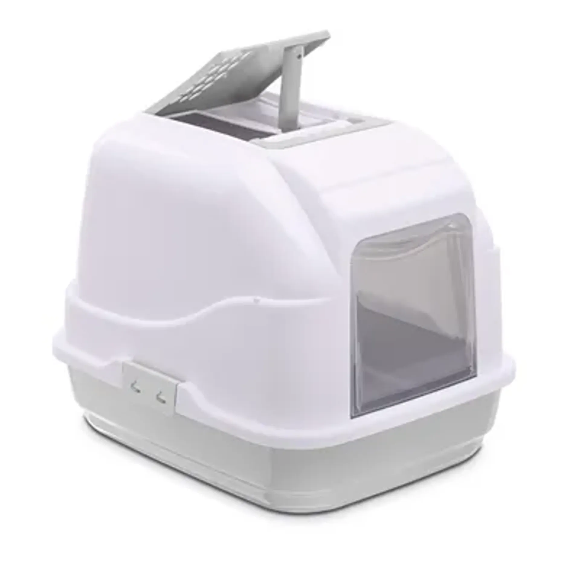IMAC KATTENBAK EASY CAT WIT / LICHTGRIJS 50X40X40 CM