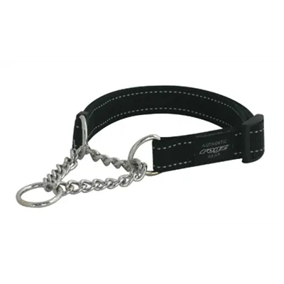 ROGZ FOR DOGS LUMBERJACK HALFSLIP HALSBAND ZWART 25 MMX50-70 CM ROGZ FOR DOGS LUMBERJACK HALFSLIP HALSBAND ZWART 25 MMX50-70 CM