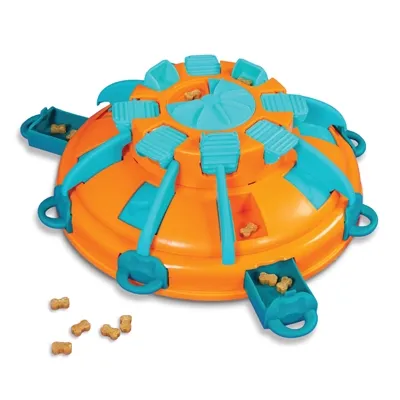NINA OTTOSSON TOWER OF TREATS ORANJE / BLAUW 36X36X11 CM NINA OTTOSSON TOWER OF TREATS ORANJE / BLAUW 36X36X11 CM