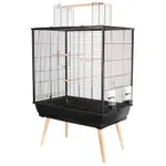 ZOLUX VOGELKOOI NEO JILI ZWART 78X48X81/112 CM ZOLUX VOGELKOOI NEO JILI ZWART 78X48X81/112 CM