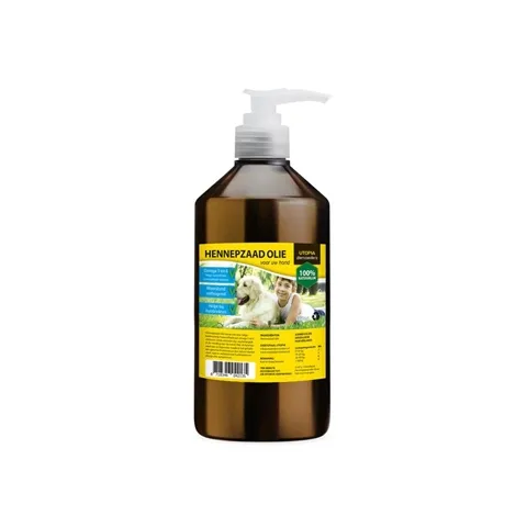 UTOPIA DIERTOTAAL HENNEPZAADOLIE MET POMPJE 1 LTR UTOPIA DIERTOTAAL HENNEPZAADOLIE MET POMPJE 1 LTR