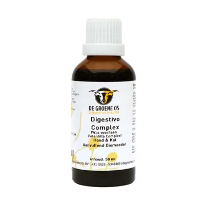 DE GROENE OS DIGESTIVO COMPLEX HOND / KAT 50 ML DE GROENE OS DIGESTIVO COMPLEX HOND / KAT 50 ML