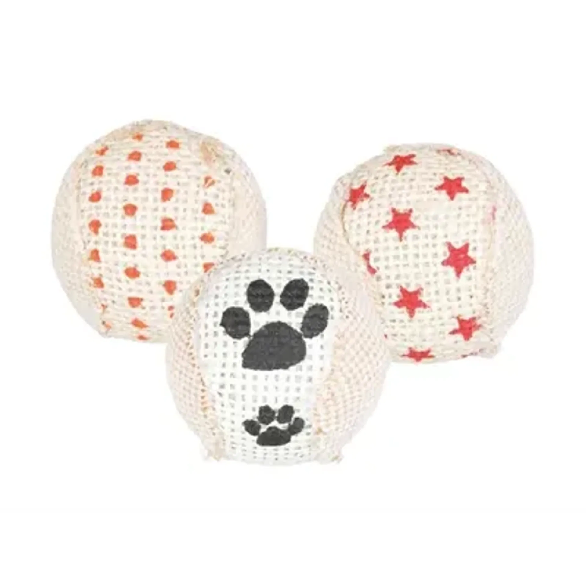 TRIXIE RATEL BALLEN JUTE 5X5X5 CM 3 ST