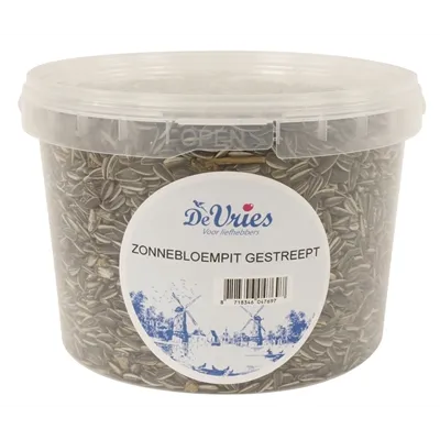 DE VRIES ZONNEBLOEMPIT GESTREEPT 1,3 KG DE VRIES ZONNEBLOEMPIT GESTREEPT 1,3 KG