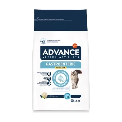 ADVANCE VETERINARY DIET CAT GASTROENTERIC SPIJSVERTERING SENSITIVE 1,5 KG ADVANCE VETERINARY DIET CAT GASTROENTERIC SPIJSVERTERING SENSITIVE 1,5 KG