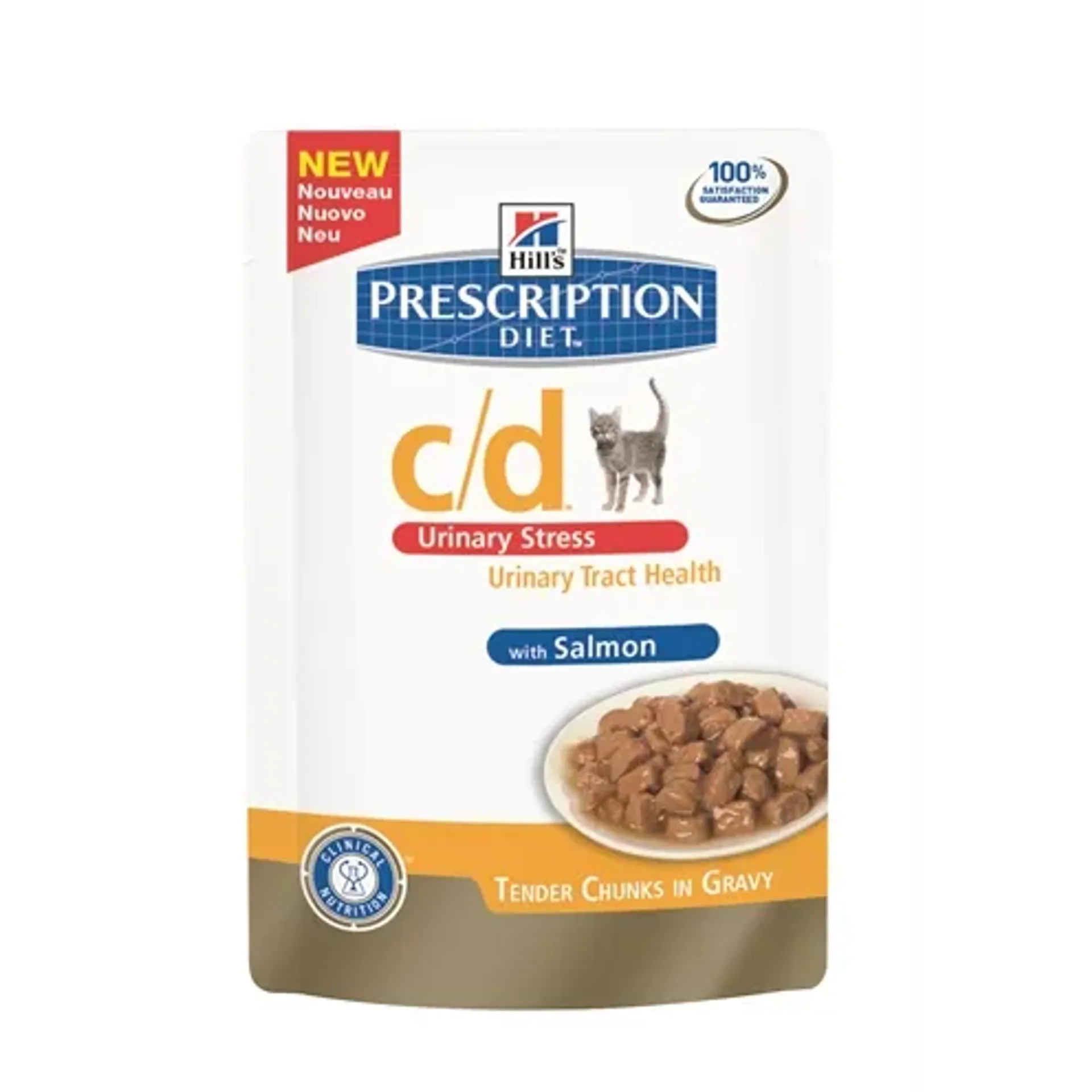 HILL’S FELINE C/D URINARY STRESS ZALM 12X85 GR