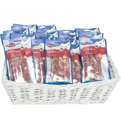 TRIXIE DENTA FUN MARBLED BEEF CHEWING ROLLS 17 CM 3 ST 140 GR TRIXIE DENTA FUN MARBLED BEEF CHEWING ROLLS 17 CM 3 ST 140 GR