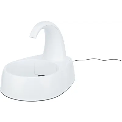 TRIXIE DRINKFONTEIN CURVED STREAM KUNSTSTOF WIT 25X35X24,5 CM 2,6 LTR TRIXIE DRINKFONTEIN CURVED STREAM KUNSTSTOF WIT 25X35X24,5 CM 2,6 LTR