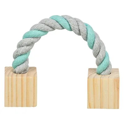 TRIXIE SPEELTOUW MET HOUT 20 CM TRIXIE SPEELTOUW MET HOUT 20 CM