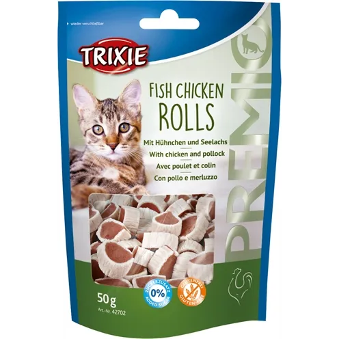 TRIXIE PREMIO FISH CHICKEN ROLLS 50 GR TRIXIE PREMIO FISH CHICKEN ROLLS 50 GR