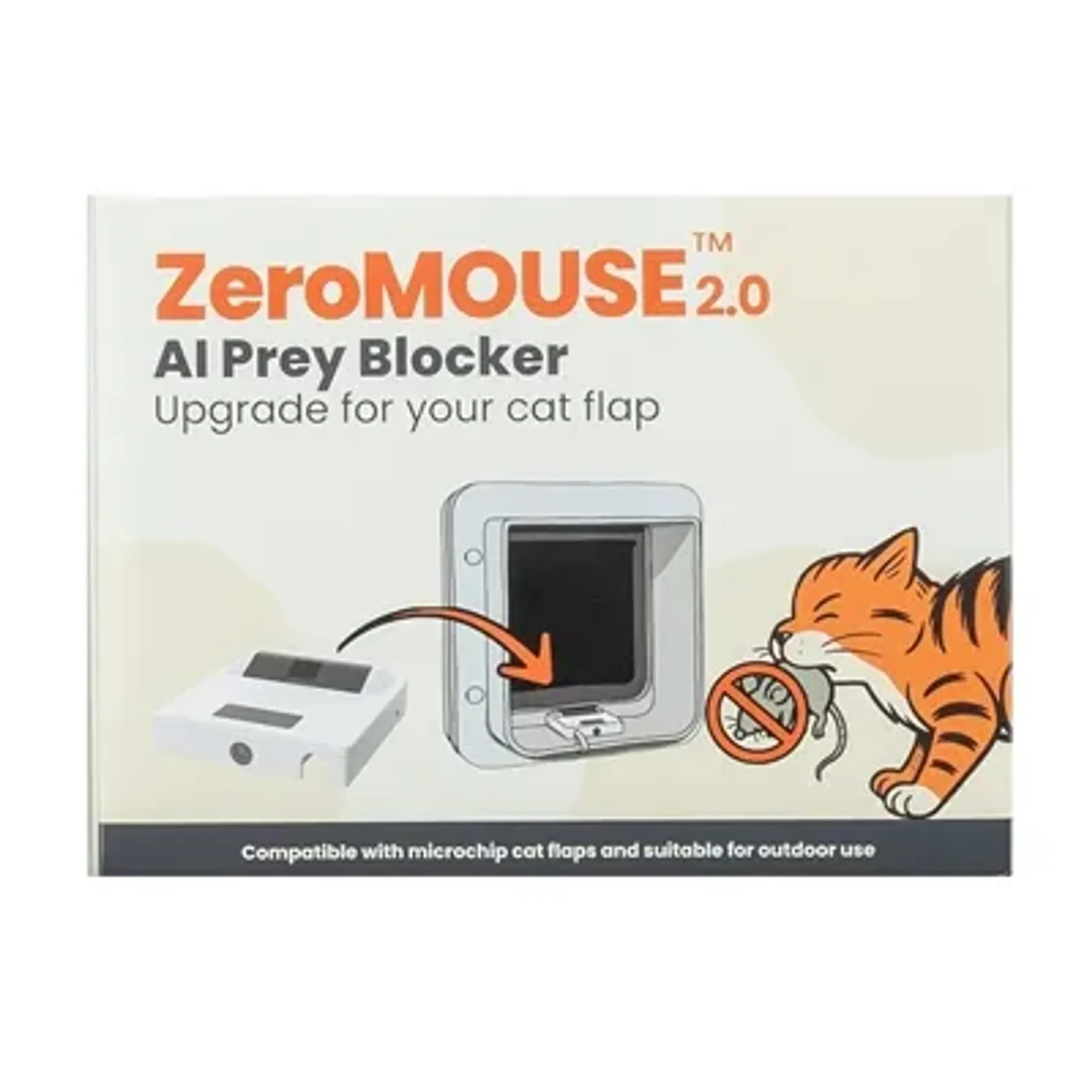 TRIXIE ZEROMOUSE ADAPTER VOOR PROOIDETECTIE WIT 5,75X1,65X5,91 CM