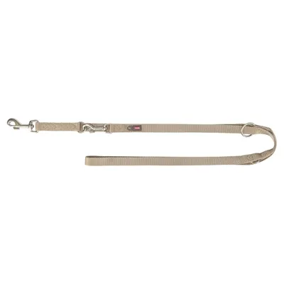 TRIXIE HONDENRIEM PREMIUM VERSTELBAAR ZAND TAUPE 200X2 CM TRIXIE HONDENRIEM PREMIUM VERSTELBAAR ZAND TAUPE 200X2 CM