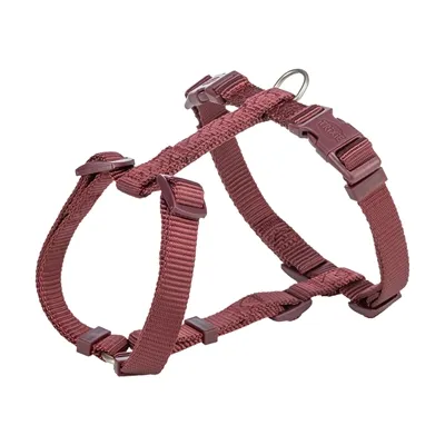 TRIXIE HONDENTUIG PREMIUM H-TUIG SANGRIA ROOD 60-87X2,5 CM TRIXIE HONDENTUIG PREMIUM H-TUIG SANGRIA ROOD 60-87X2,5 CM