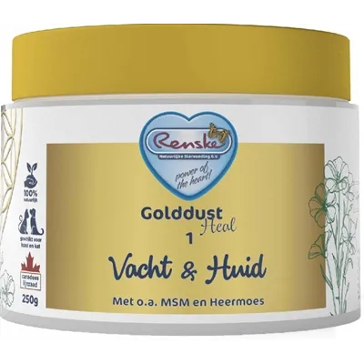 RENSKE GOLDDUST HEAL 1 VACHT EN HUID 250 GR RENSKE GOLDDUST HEAL 1 VACHT EN HUID 250 GR
