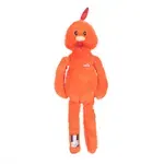 ZOLUX FURRY FARM HAAN BROCK PLUCHE MET TOUW ORANJE 67X24X11 CM ZOLUX FURRY FARM HAAN BROCK PLUCHE MET TOUW ORANJE 67X24X11 CM