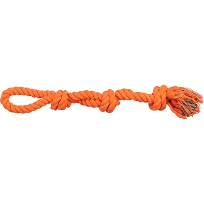 TRIXIE WERP FLOSTOUW 3-KNOOP ORANJE 60 CM TRIXIE WERP FLOSTOUW 3-KNOOP ORANJE 60 CM