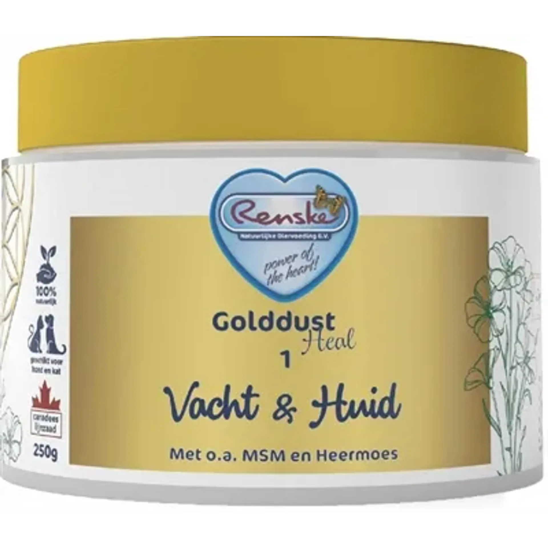 RENSKE GOLDDUST HEAL 1 VACHT EN HUID 250 GR