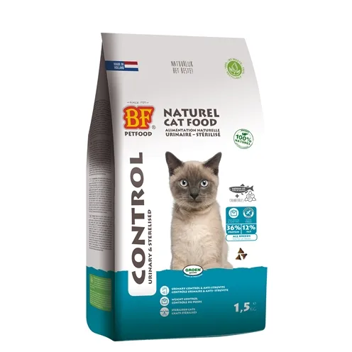 BF PETFOOD PREMIUM QUALITY KAT CONTROL URINARY / STERILISED 1,5 KG BF PETFOOD PREMIUM QUALITY KAT CONTROL URINARY / STERILISED 1,5 KG