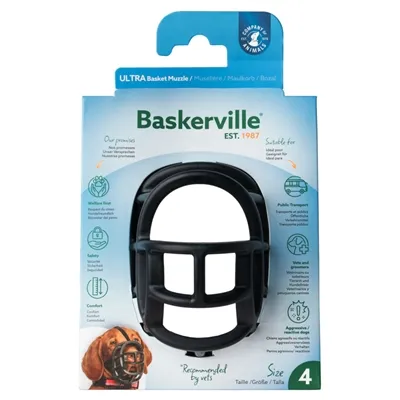 BASKERVILLE ULTRA MUZZLE MUILKORF NR 4 BASKERVILLE ULTRA MUZZLE MUILKORF NR 4