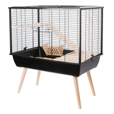 ZOLUX KNAAGDIERKOOI NEO MUKI ZWART 78X48X87,5 CM ZOLUX KNAAGDIERKOOI NEO MUKI ZWART 78X48X87,5 CM