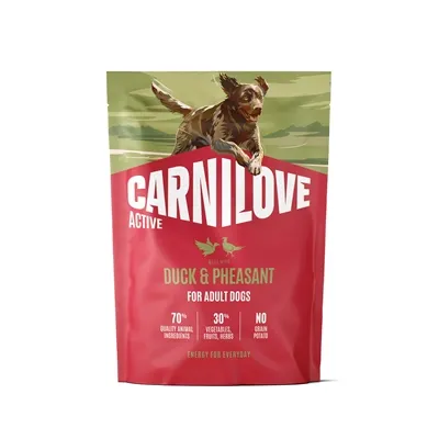 CARNILOVE ACTIVE ADULT ALL BREEDS DUCK / PHEASANT 1,5 KG CARNILOVE ACTIVE ADULT ALL BREEDS DUCK / PHEASANT 1,5 KG