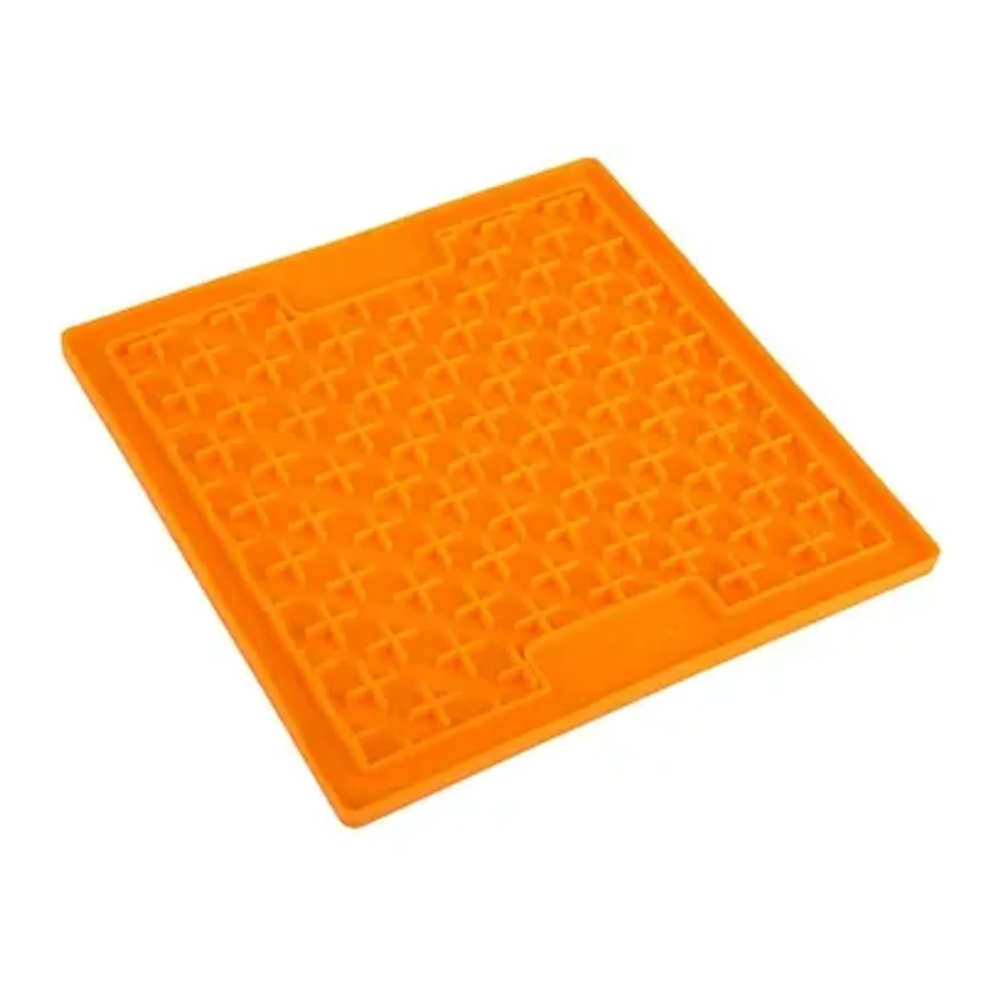 LICKIMAT BUDDY ORANJE 20X20 CM