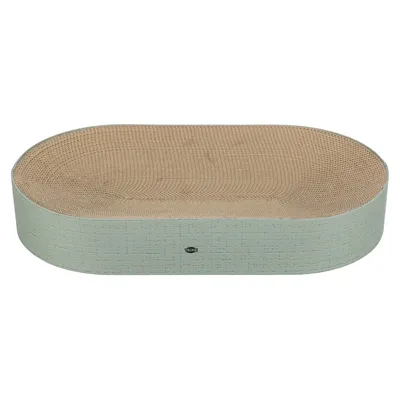 TRIXIE KRABBED LIDO KARTON MET CATNIP SALIEGROEN 63X35X10 CM TRIXIE KRABBED LIDO KARTON MET CATNIP SALIEGROEN 63X35X10 CM