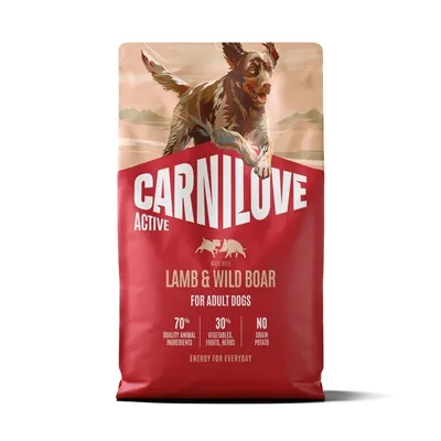 CARNILOVE ACTIVE ADULT ALL BREEDS LAMB / WILD BOAR 4 KG CARNILOVE ACTIVE ADULT ALL BREEDS LAMB / WILD BOAR 4 KG