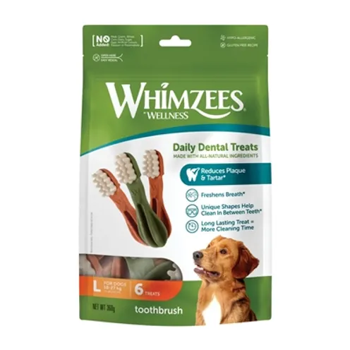 WHIMZEES TANDENBORSTEL LARGE 14,5 CM 6 ST WHIMZEES TANDENBORSTEL LARGE 14,5 CM 6 ST