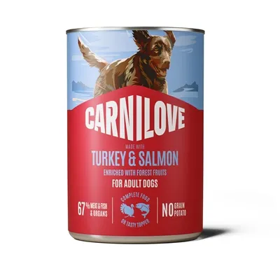 CARNILOVE CAN SALMON / TURKEY 6X400 GR CARNILOVE CAN SALMON / TURKEY 6X400 GR