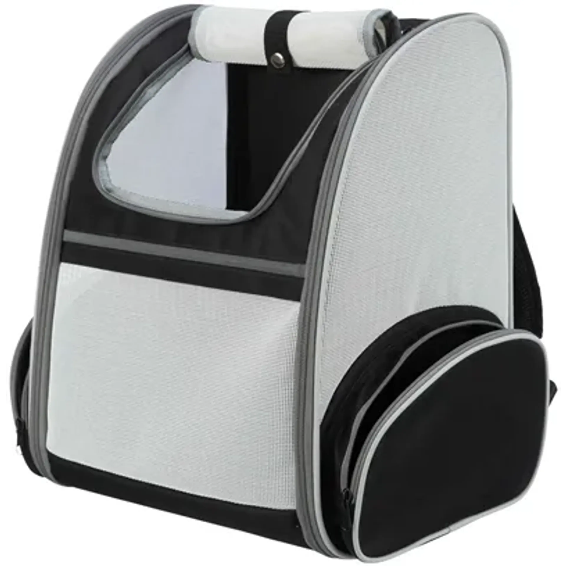 TRIXIE HONDENTAS RUGTAS CHLOE LICHTGRIJS / ZWART 39X27X43 CM