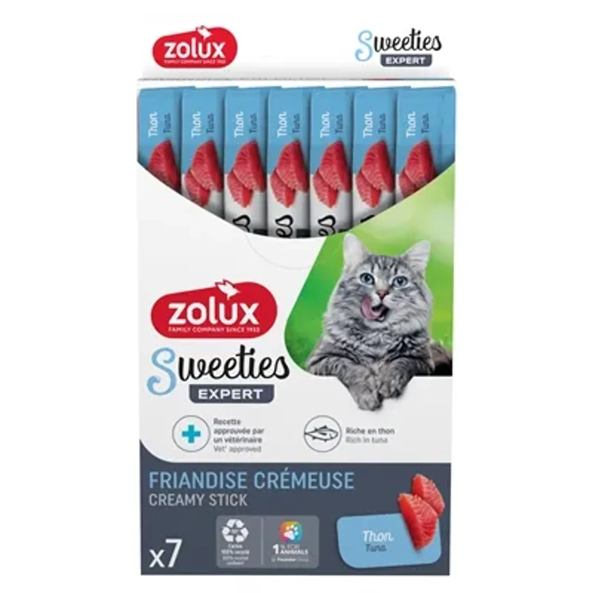 ZOLUX SWEETIES EXPERT CREAMY STICK TONIJN 7X14 GR