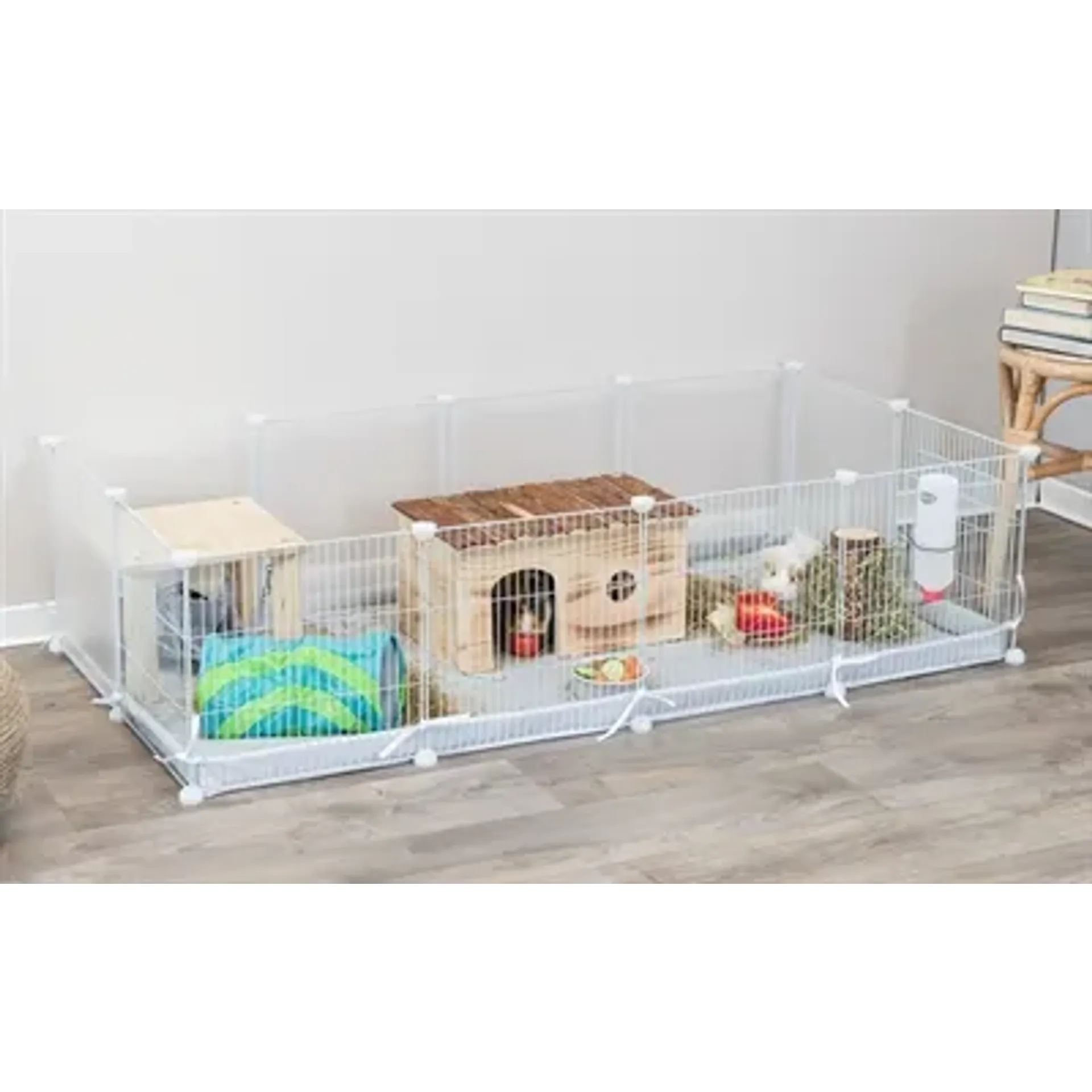 TRIXIE INDOORREN METAAL / KUNSTSTOF WIT 140X70X35 CM