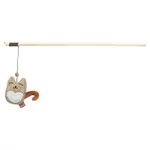 TRIXIE KATTENHENGEL KAT HOUT / PLUCHE MET KATTENKRUID / CATNIP 38 CM TRIXIE KATTENHENGEL KAT HOUT / PLUCHE MET KATTENKRUID / CATNIP 38 CM
