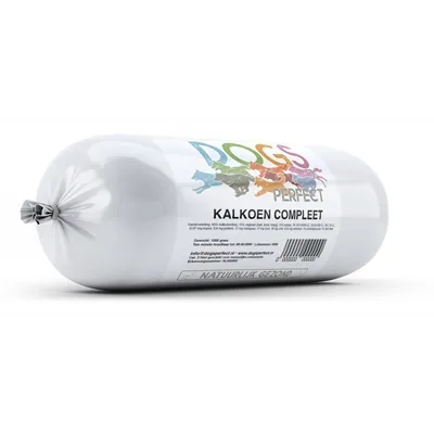 DOGS PERFECT KALKOEN COMPLEET 1000 GR DOGS PERFECT KALKOEN COMPLEET 1000 GR