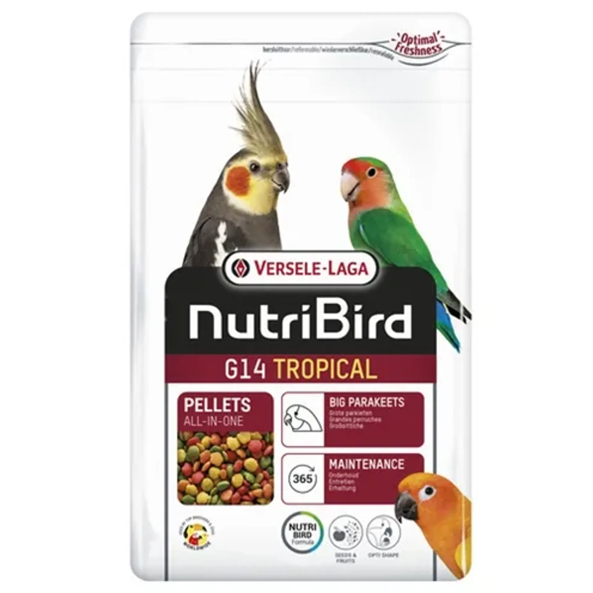 NUTRIBIRD TROPICAL G14 ONDERHOUDSVOEDER 1 KG