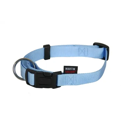 MARTIN HALSBAND BASIC NYLON BLAUW 30-45X1,6 CM MARTIN HALSBAND BASIC NYLON BLAUW 30-45X1,6 CM