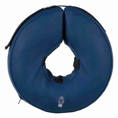 TRIXIE BESCHERMKRAAG OPBLAASBAAR BLAUW S 24-31X9,5 CM TRIXIE BESCHERMKRAAG OPBLAASBAAR BLAUW S 24-31X9,5 CM