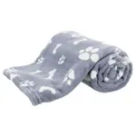 TRIXIE HONDENDEKEN KENNY FLEECE BOT / POOTJES BLAUW 75X50 CM TRIXIE HONDENDEKEN KENNY FLEECE BOT / POOTJES BLAUW 75X50 CM