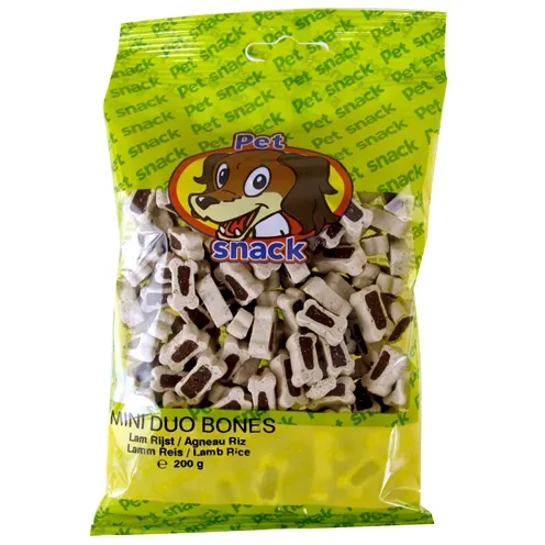 PETSNACK BOTJES DUO LAM / RIJST 14X200 GR PETSNACK BOTJES DUO LAM / RIJST 14X200 GR