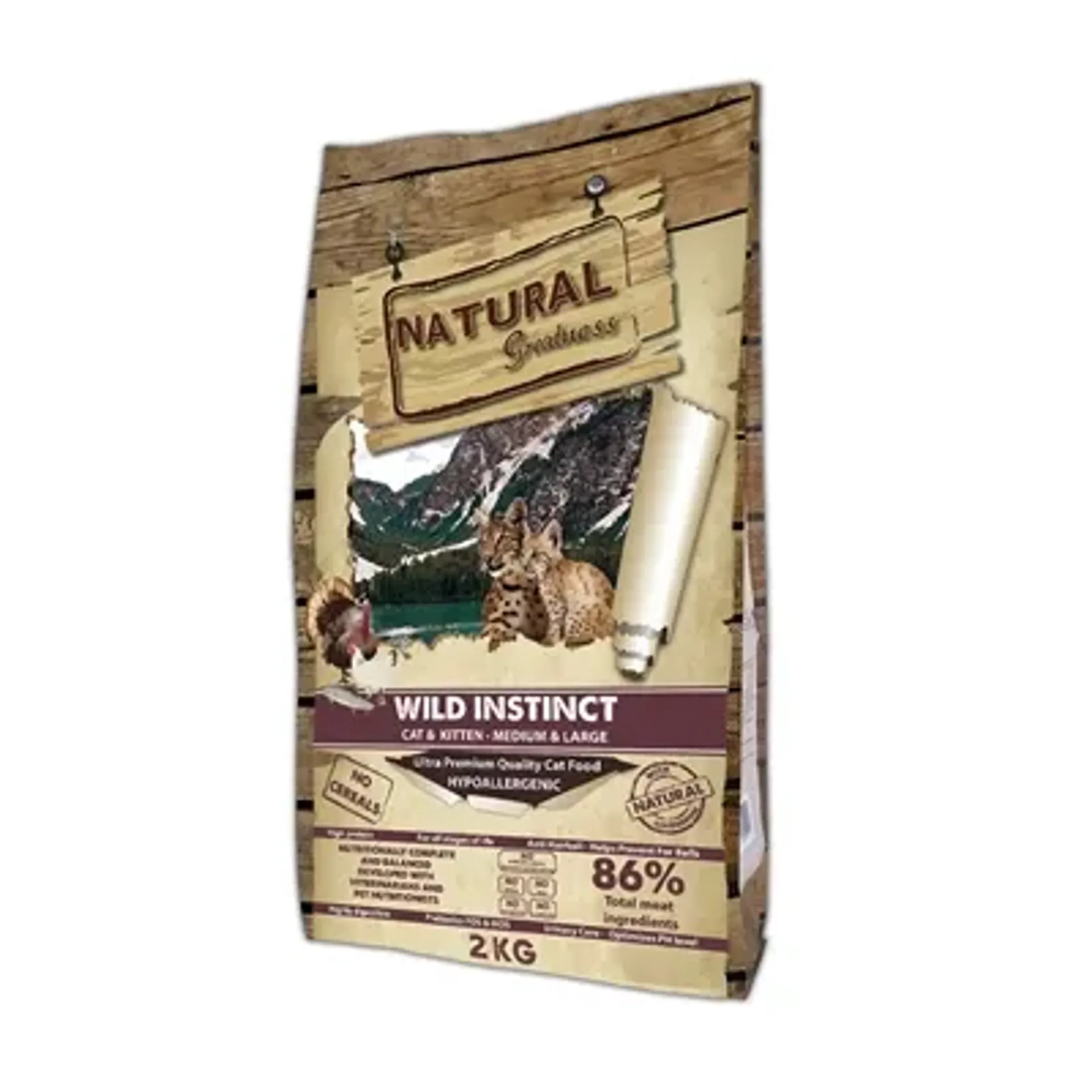 NATURAL GREATNESS WILD INSTINCT MEDIUM / LARGE 2 KG