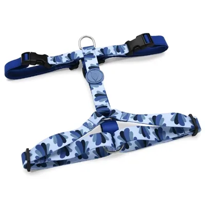 MORSO HONDENTUIG H-TUIG GERECYCLED SPLASH BLAUW 70-100X2,5 CM MORSO HONDENTUIG H-TUIG GERECYCLED SPLASH BLAUW 70-100X2,5 CM