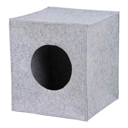TRIXIE KATTENMAND IGLO ANTON GRIJS 37X33X33 CM TRIXIE KATTENMAND IGLO ANTON GRIJS 37X33X33 CM