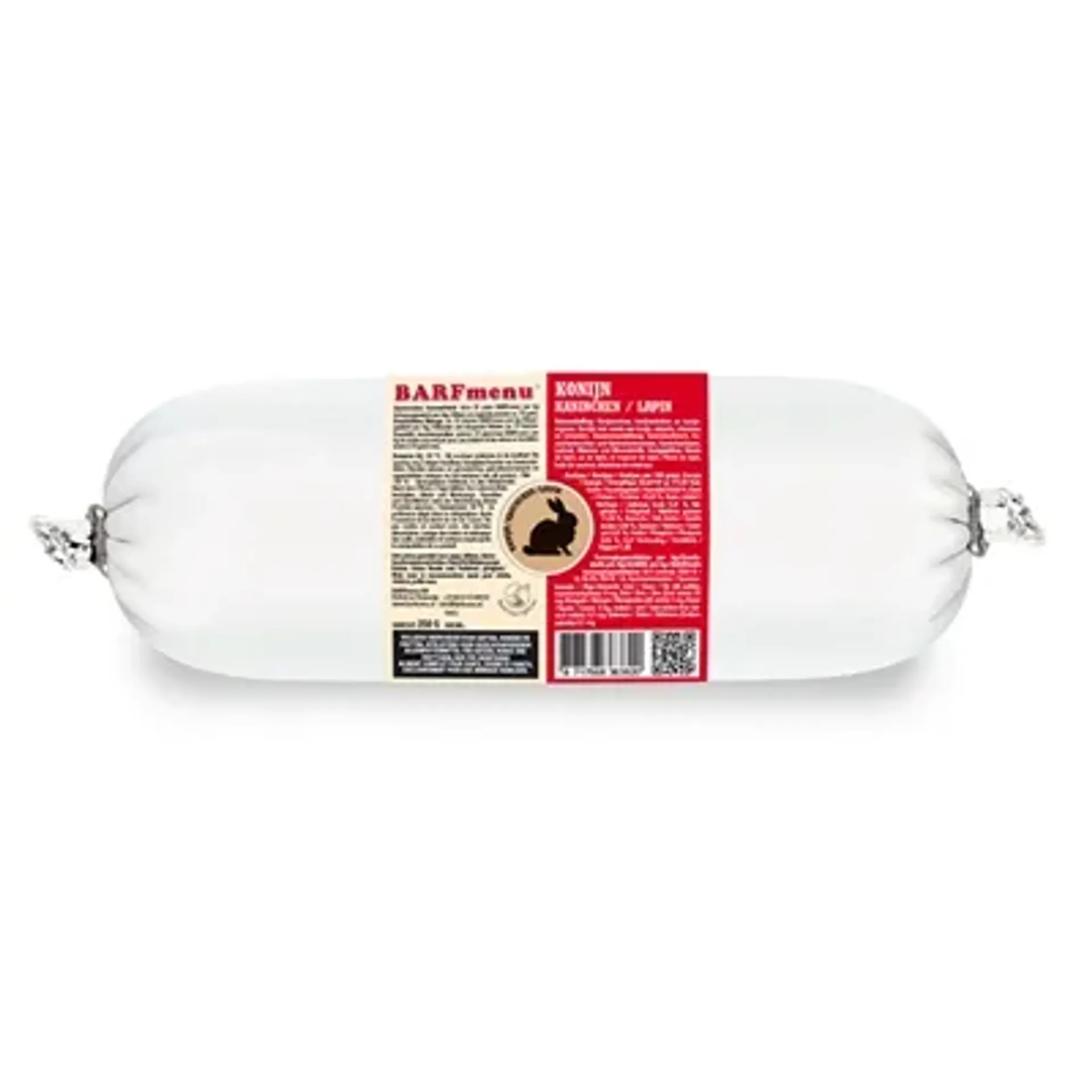 BARFMENU KONIJN KATTENVOER 250 GR
