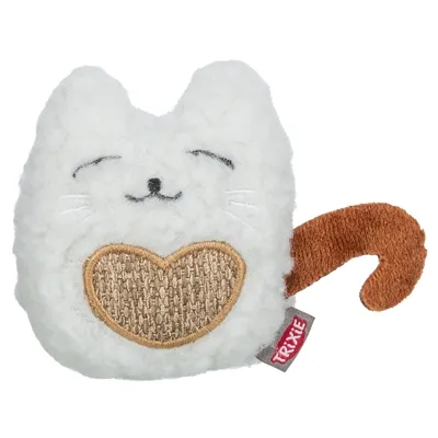 TRIXIE KAT STOF / PLUCHE MET KATTENKRUID / CATNIP WIT / BEIGE 8 CM TRIXIE KAT STOF / PLUCHE MET KATTENKRUID / CATNIP WIT / BEIGE 8 CM