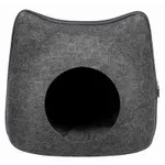 TRIXIE RELAX IGLO KAT VILT GRIJS 38X37X35 CM TRIXIE RELAX IGLO KAT VILT GRIJS 38X37X35 CM