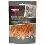 TRIXIE PREMIO STRIPES MET ZALM EN KOKOS 50 GR TRIXIE PREMIO STRIPES MET ZALM EN KOKOS 50 GR