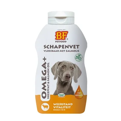 BF PETFOOD VLOEIBAAR SCHAPENVET MET ZALMOLIE 250 ML BF PETFOOD VLOEIBAAR SCHAPENVET MET ZALMOLIE 250 ML