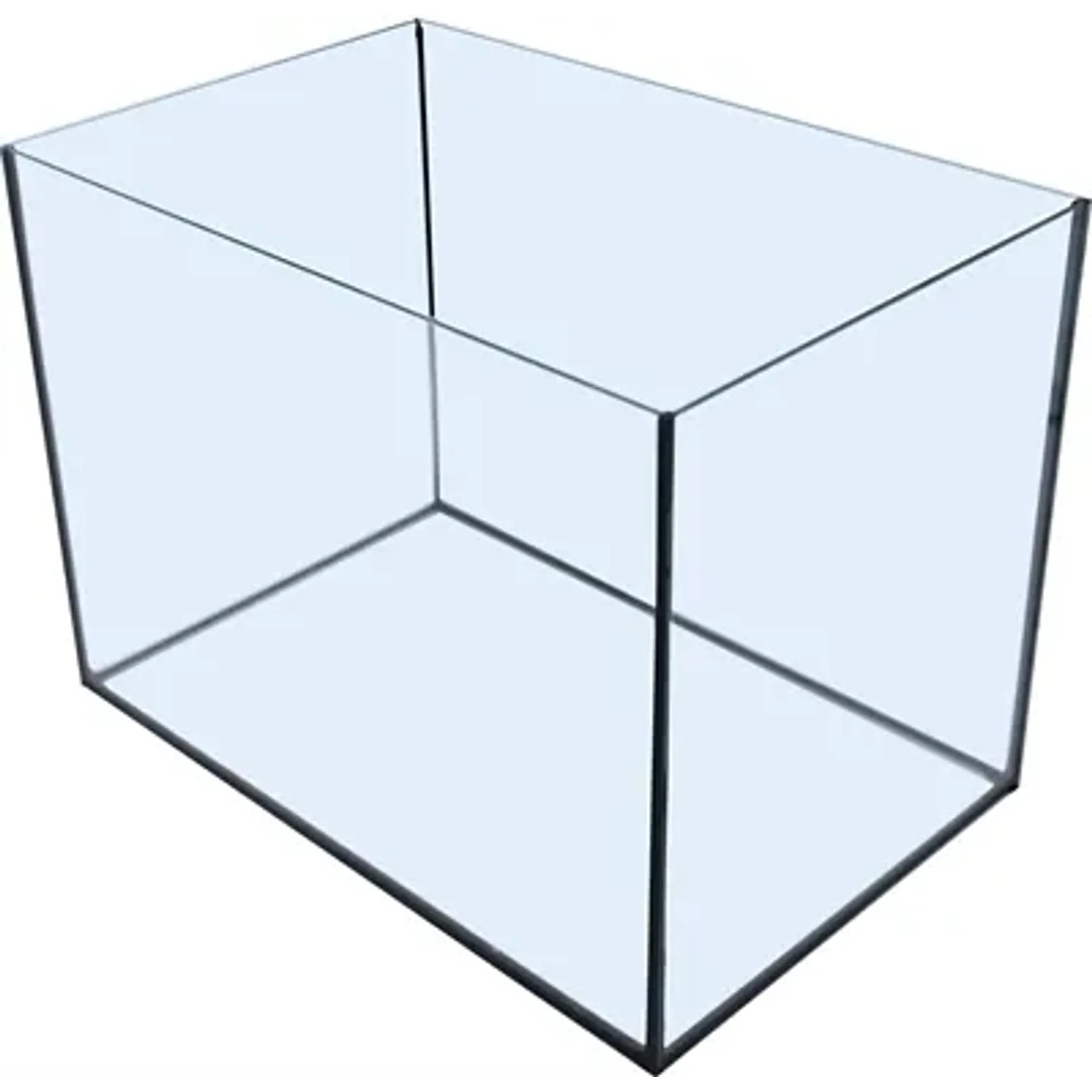 AQUARIUM MET ZWARTE KIT 35X23X26 CM